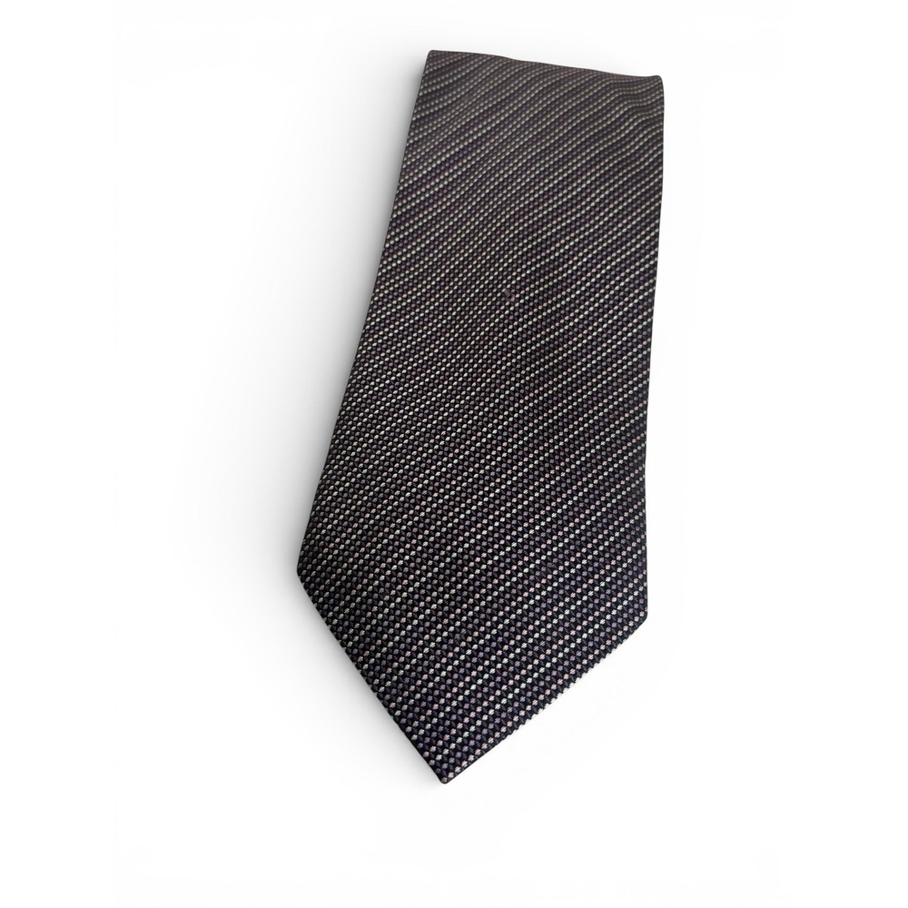 American Modern Alexander Julian Silk Tie Purple Micro Dot Necktie